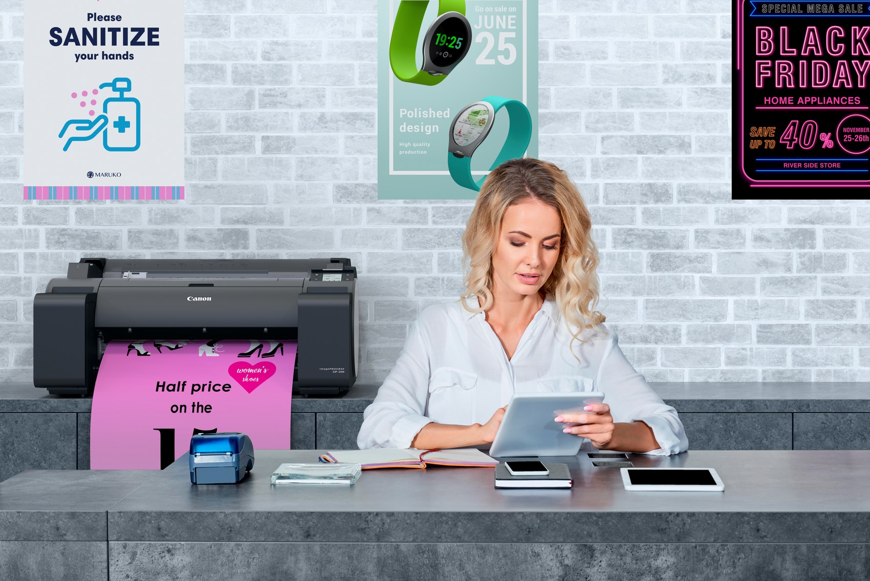 Canon imagePrograf GP-200 ohne Standfuß – Bild 4